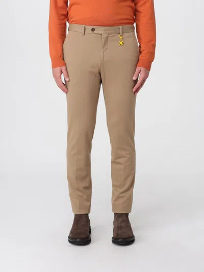Manuel Ritz Pants  Men Color Camel In Brown
