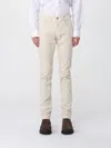 Manuel Ritz Pants  Men Color Yellow Cream In White