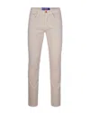 Manuel Ritz Pantalone Slim Fit Beige In Neutral