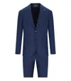 Manuel Ritz Partially Lined Bright Blue Drop 8 Suit In Blue