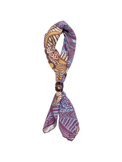 Manuel Ritz Kids' Patterned Scarf In Multi