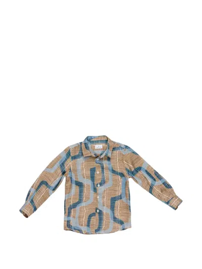 Manuel Ritz Kids' Patterned Shirt In Multi