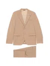 Manuel Ritz Peak-lapels Suit In Neutral