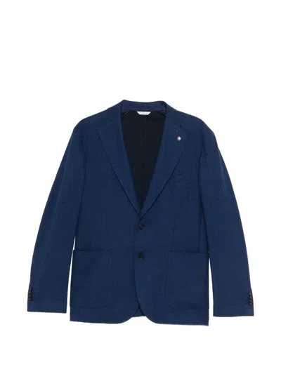 Manuel Ritz Sakko Mit Anstecknadel In Blue