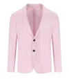 Manuel Ritz Pink Single-breasted Jacket In Pink