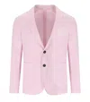 Manuel Ritz Pink Single-breasted Jacket In Pink
