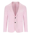 Manuel Ritz Pink Single-breasted Jacket In Pink