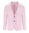 Manuel Ritz Pink Single-breasted Jacket In Pink