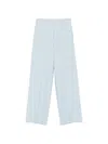 Manuel Ritz Pinstripe-pattern Trousers In Blue