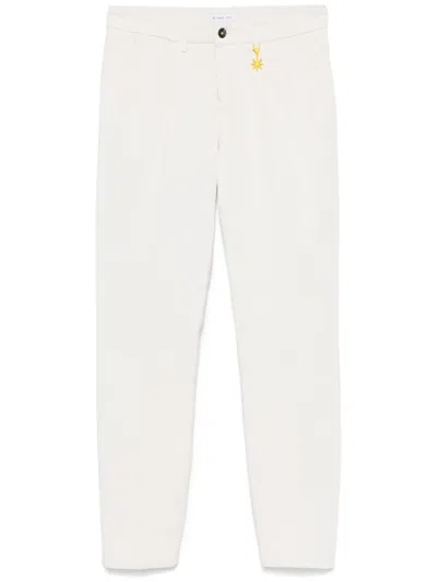 Manuel Ritz Pleat-detailed Trousers In White