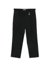 Manuel Ritz Pleated Cargo Pants In Black