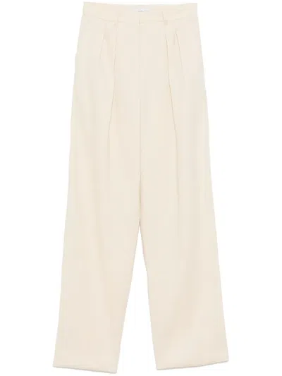Manuel Ritz Pleated Trousers In 中性色