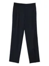 Manuel Ritz Pleated Trousers In Blue