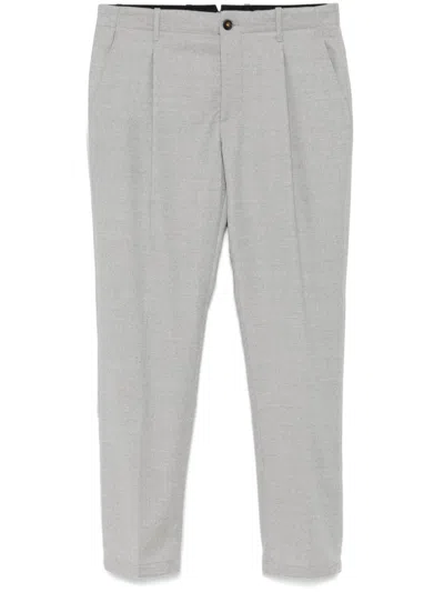 Manuel Ritz Pleated Trousers In Grau