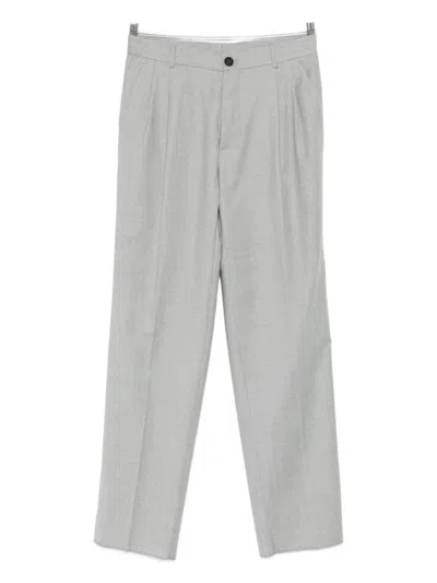 Manuel Ritz Pleated Trousers In Gray