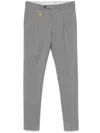 Manuel Ritz Pleated Trousers In Grey