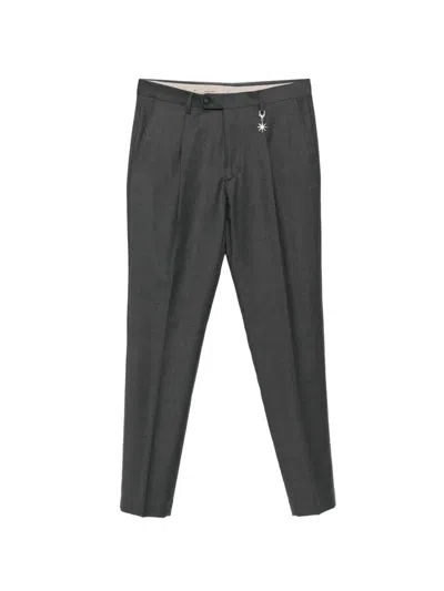 Manuel Ritz Pleated Trousers In Grey