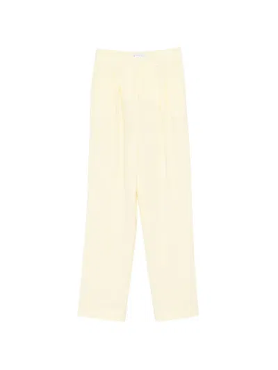 Manuel Ritz Pleated Trousers In Neutral