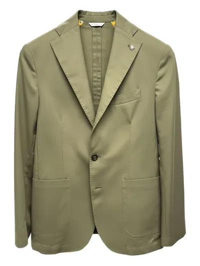 Manuel Ritz Pocket Blazer In Green