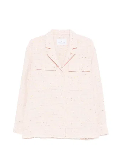 Manuel Ritz Pocket Jacket In Neutral