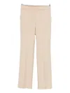 Manuel Ritz Pressed-crease Trousers In Neutral