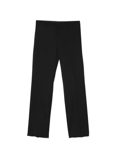 Manuel Ritz Pressed-crease Tailored Trousers In Black
