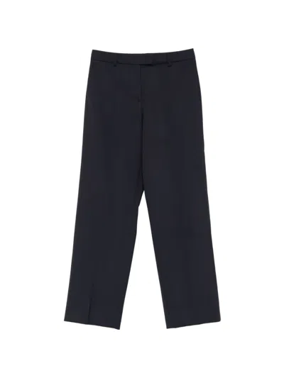 Manuel Ritz Pressed-crease Tailored Trousers In Black