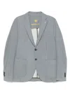 Manuel Ritz Printed Blazer In Blue