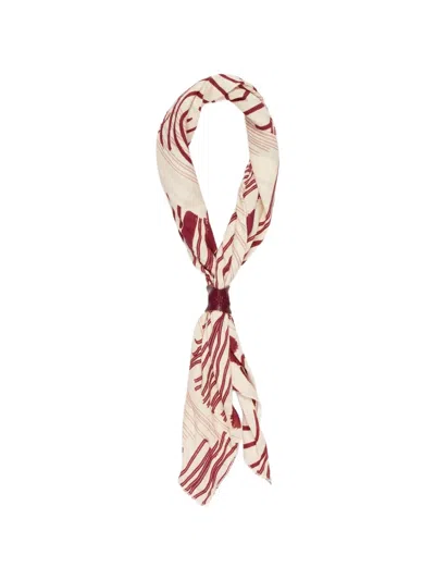 Manuel Ritz Kids' Printed Scarf In Neutral