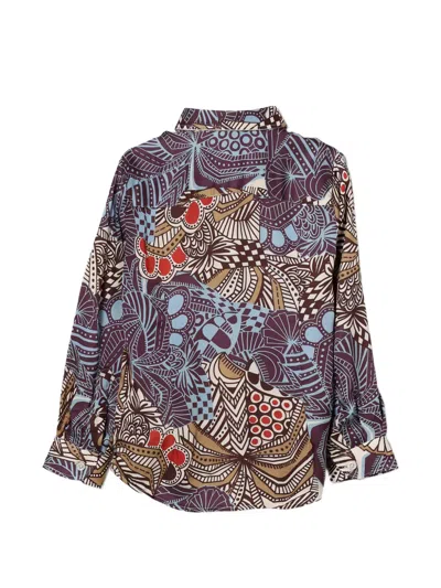 Manuel Ritz Kids' Printed Shirt In Multi