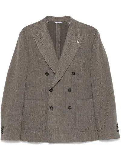 Manuel Ritz Resca Blazer In Brown