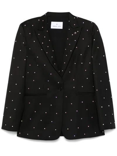 Manuel Ritz Rhinestone-embellished Blazer