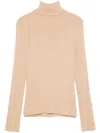 Manuel Ritz Roll-neck Sweater In Neutrals