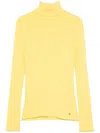 Manuel Ritz Roll-neck Sweater In Yellow