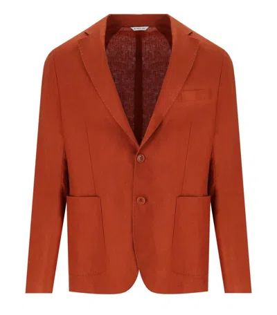 MANUEL RITZ MANUEL RITZ RUST SINGLE BREASTED JACKET