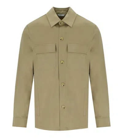 Manuel Ritz Sabbia Shirt-style Jacket In Neutral