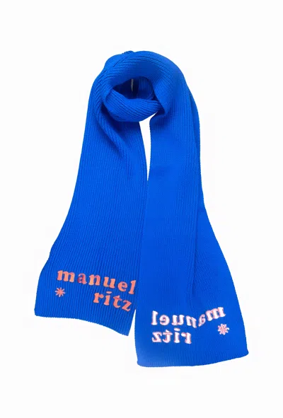 Manuel Ritz Scarf Man  In White