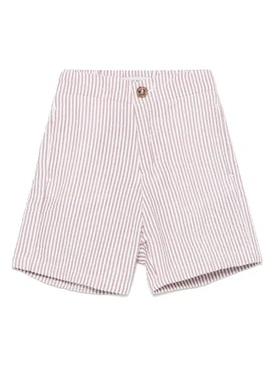 Manuel Ritz Babies' Seersucker Shorts In Neutrals