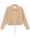 Manuel Ritz Sequin-embellished Jacket In Brown