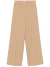 Manuel Ritz Sequinned Pinstripe Trousers In 中性色