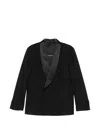 Manuel Ritz Shawl-lapel Suit In Black