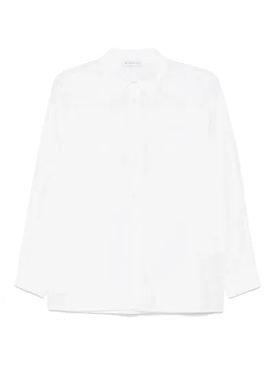 Manuel Ritz Sheer Shirt In White