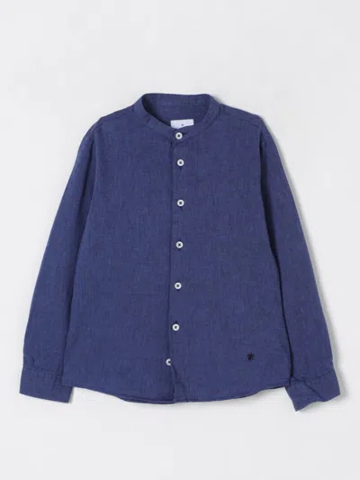 Manuel Ritz Shirt  Kids Colour Blue