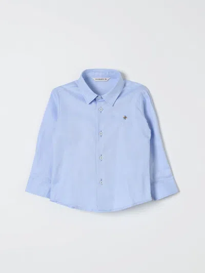 Manuel Ritz Shirt  Kids Color Gnawed Blue In Hellblau