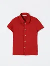 Manuel Ritz Slub-textured Shirt In Red