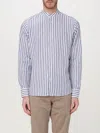 Manuel Ritz Shirt  Men Color Blue In Gnawed Blue