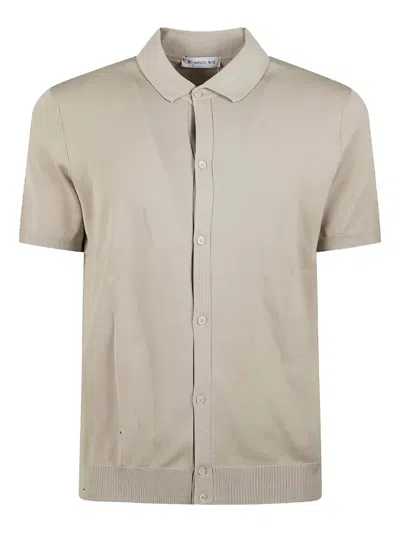 Manuel Ritz Short-sleeve Button-front Cardigan In Green