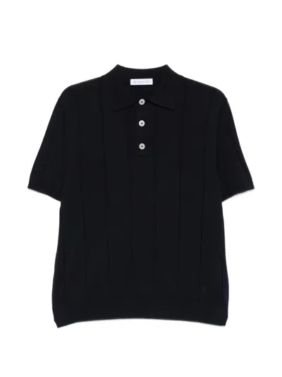 Manuel Ritz Short-sleeve Polo Shirt In Black