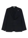 Manuel Ritz Single Breasted Blazer In Black