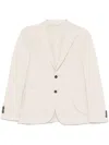 Manuel Ritz Beige Single Breasted Blazer In Beige
